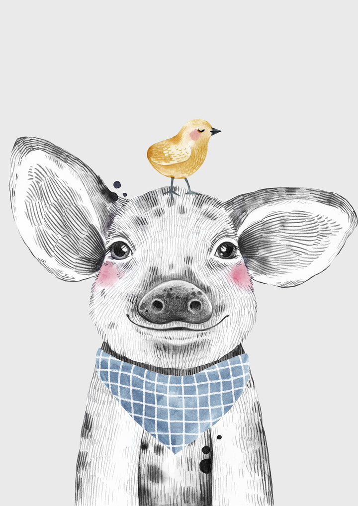 Baby Farm Animal Sketches - Bundle
