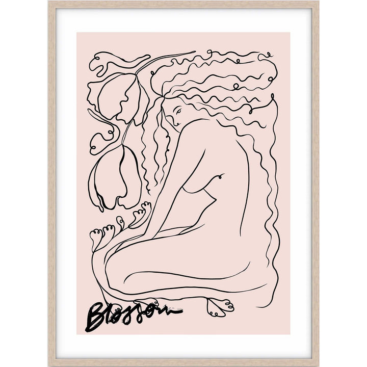 Blossom Line Drawing