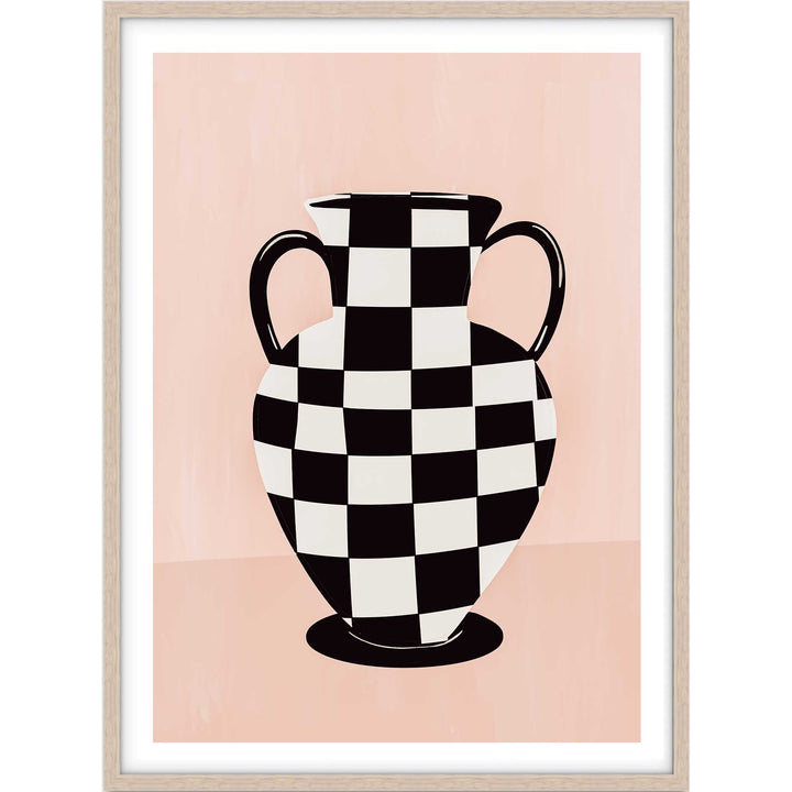 Checked Vase