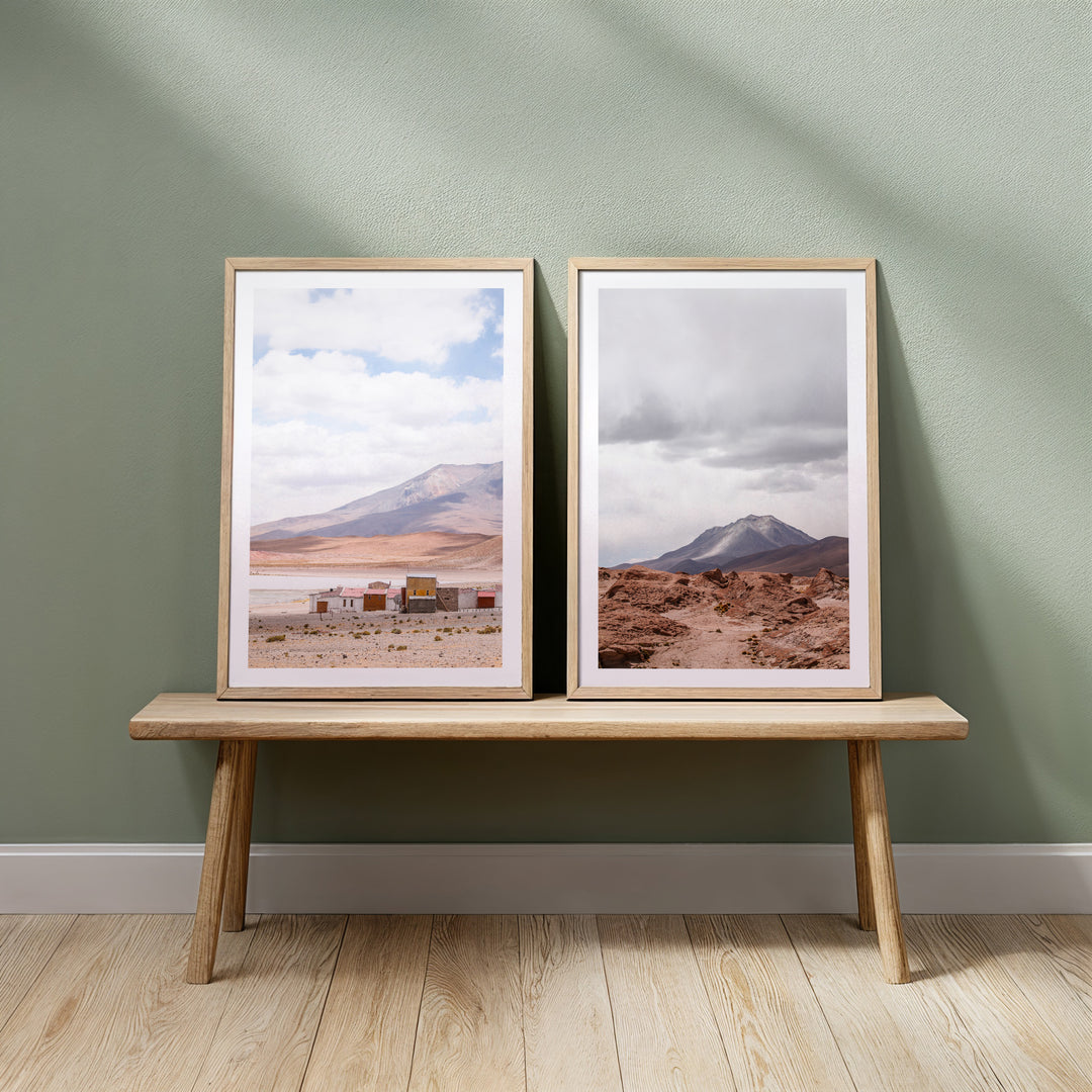 Set of 2 - Little Town & Volcano