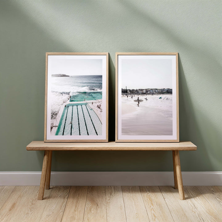 Set of 2 - Bondi Icebergs I + Bondi Surfers I