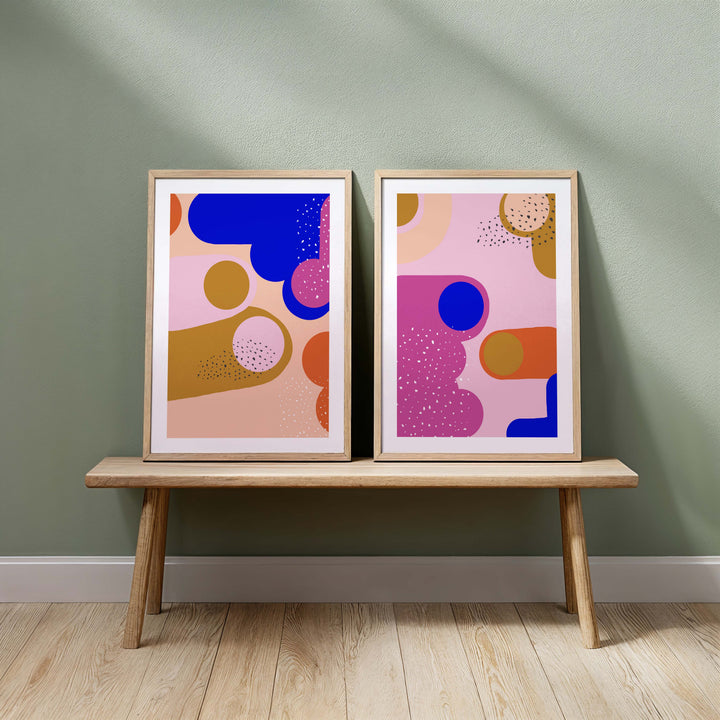 Set of 2 - Burst of Colour I & II