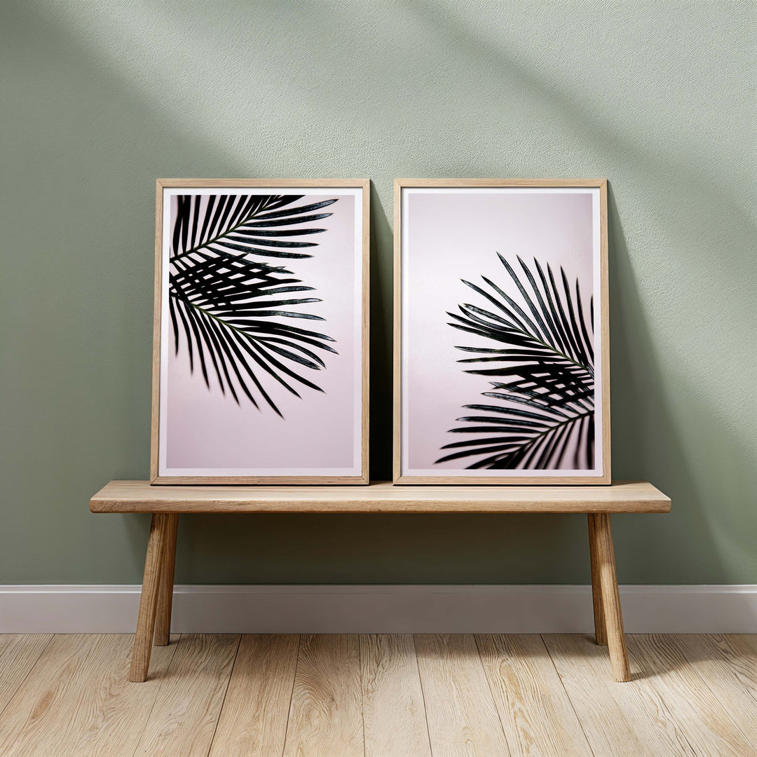 Set of 2 - Sago Palm I + II