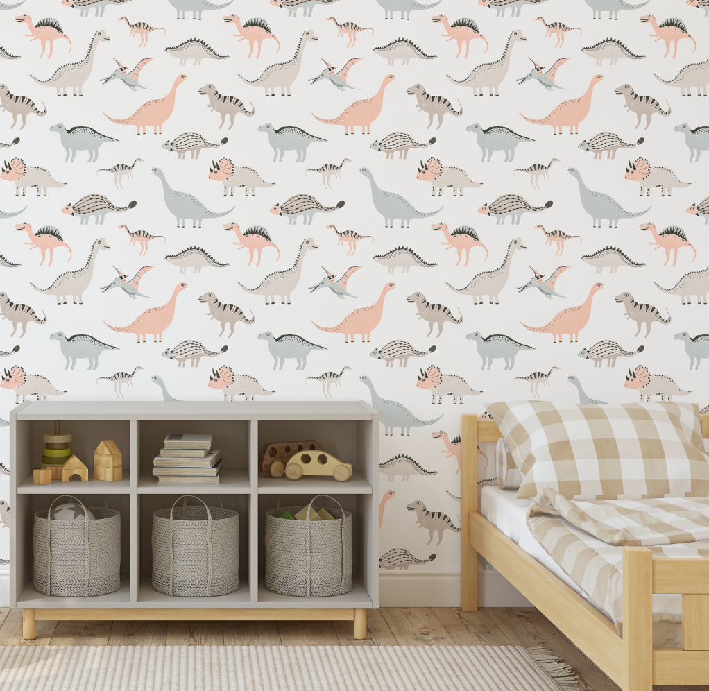 Cute Dino Designer Wallpaper