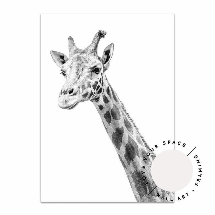 A Cute Pair - Giraffe & Quote - Love Your Space