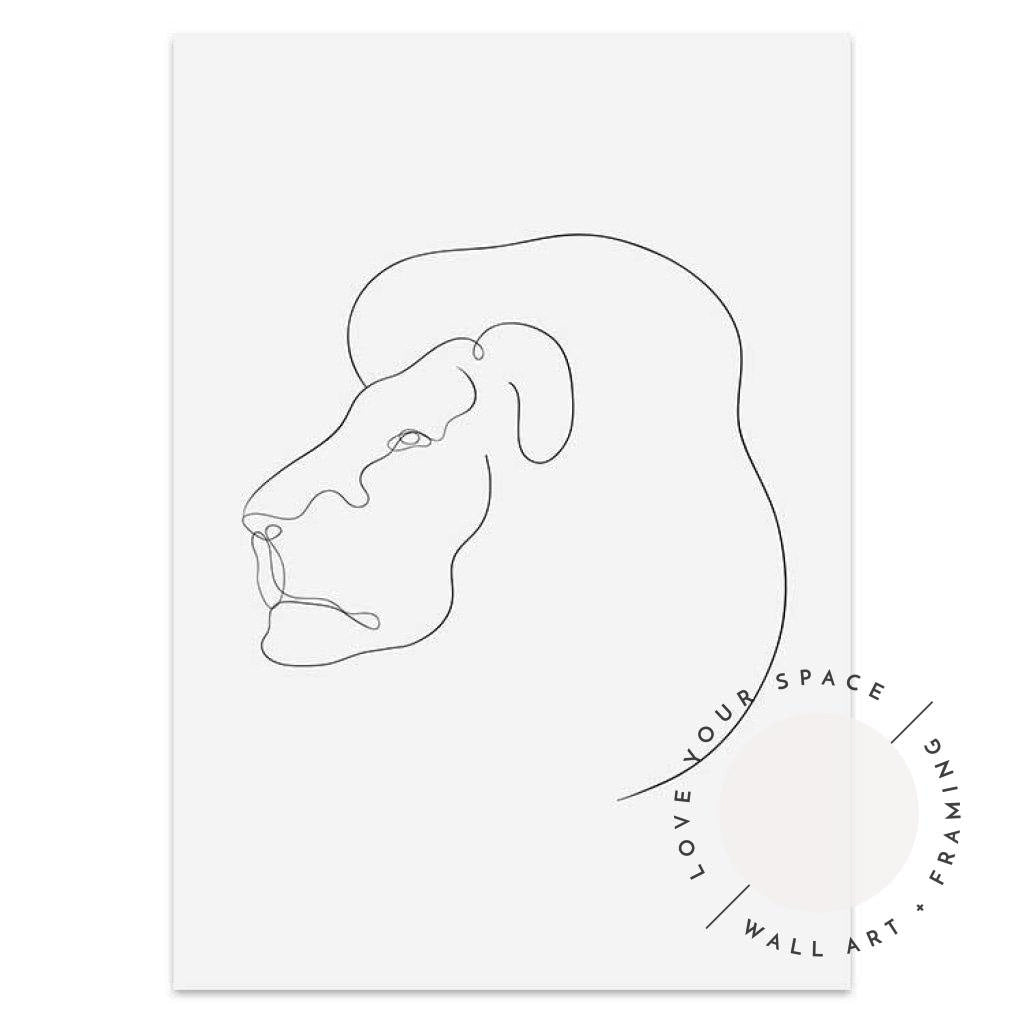 Animal Line Drawings (9 different styles) - Love Your Space