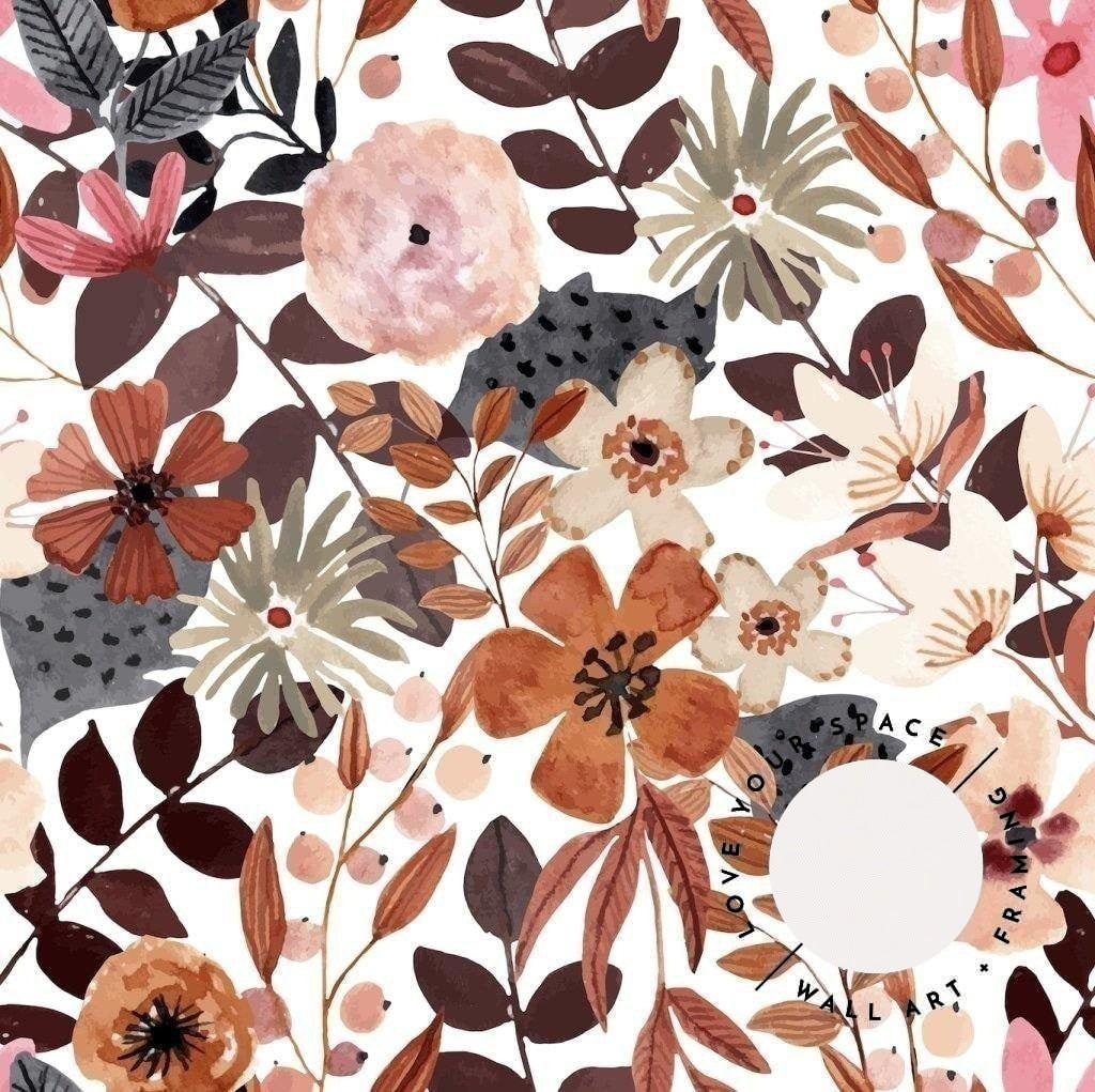 Arch Decal | Autumn Flowers - Love Your Space
