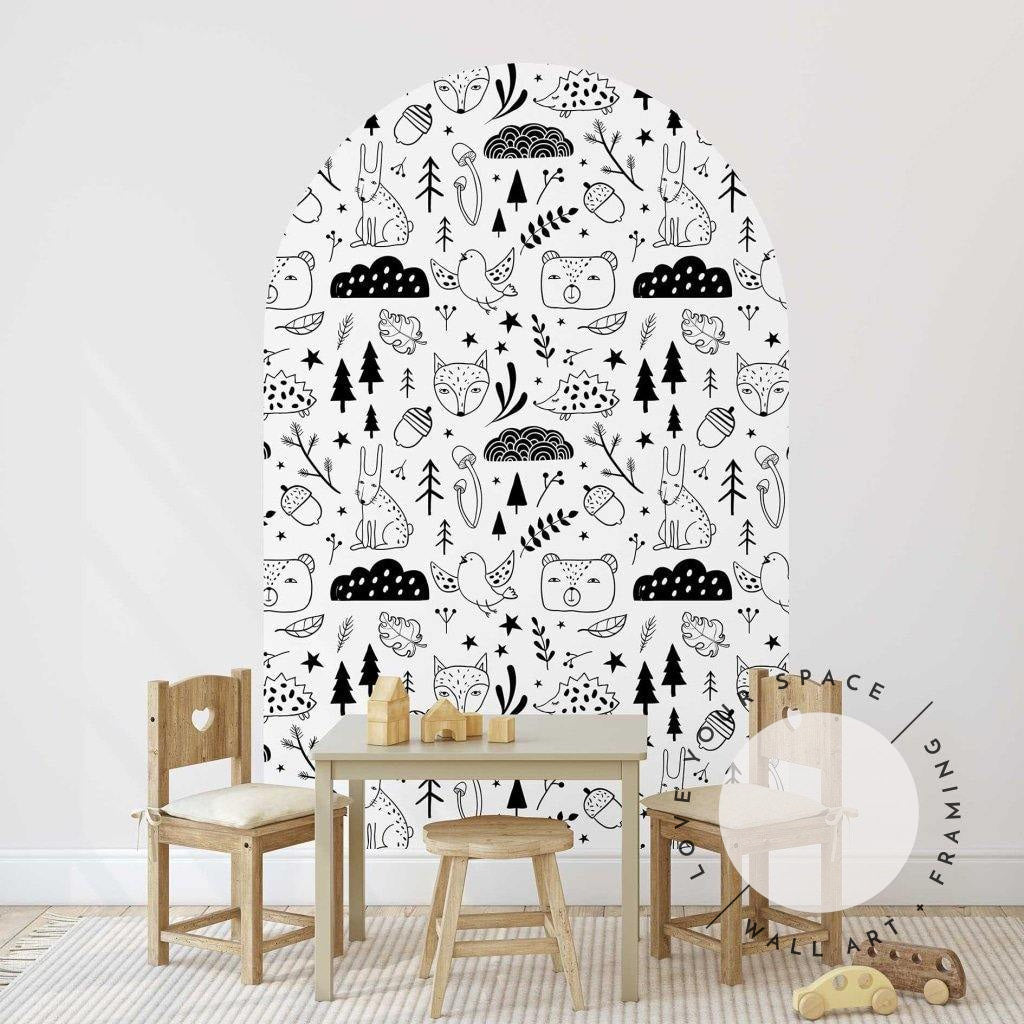Arch Decal | Forest Friends - Love Your Space