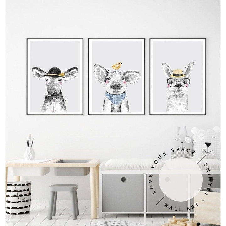 Baby Farm Animal Sketches - Bundle - Love Your Space