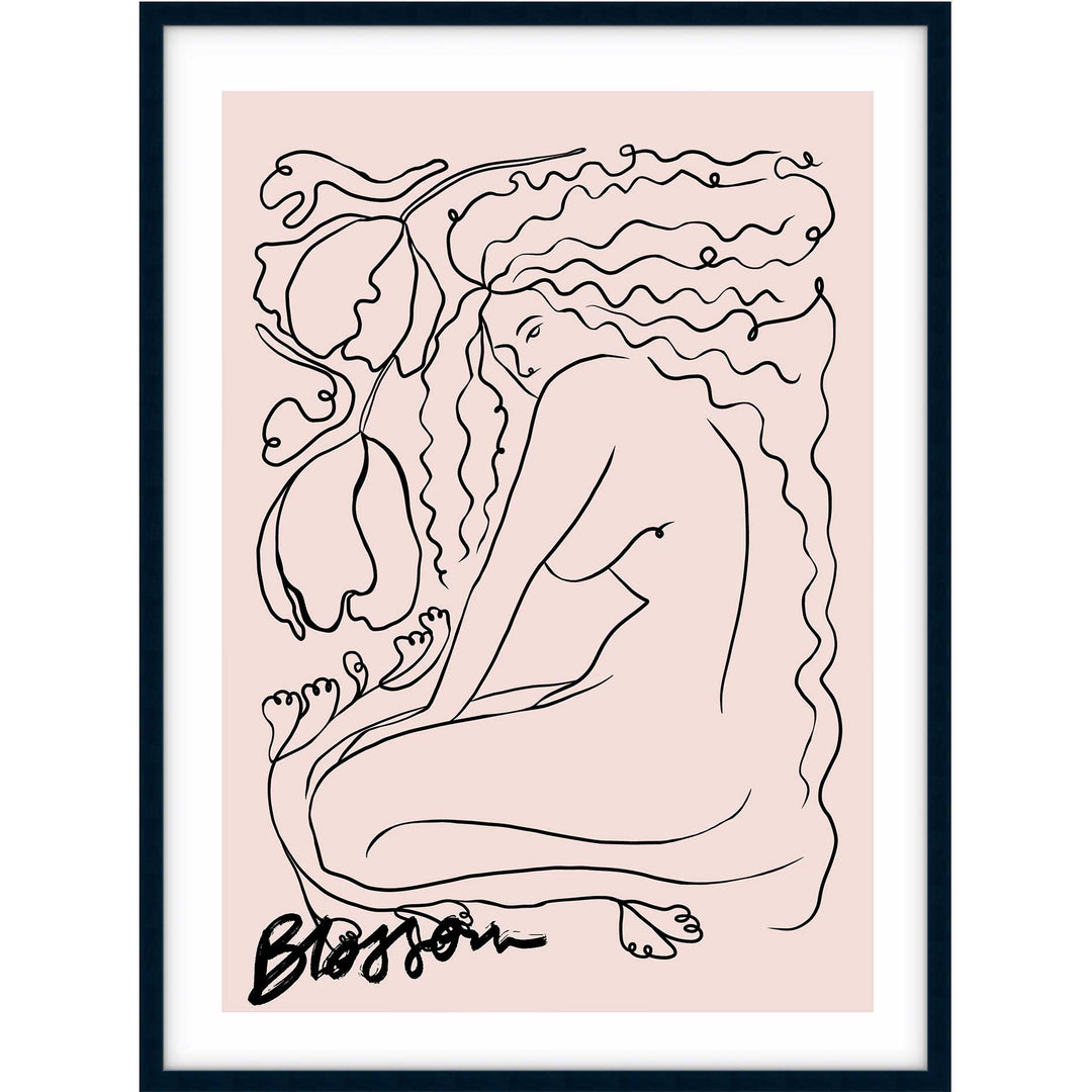 Blossom Line Drawing