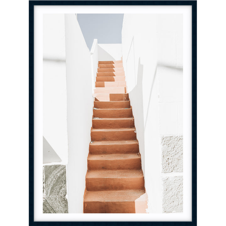 Terracotta Stairs - Santorini