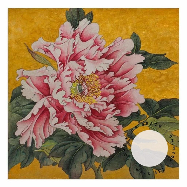 Bold Peony Illustration no.1 - SQUARE - Love Your Space