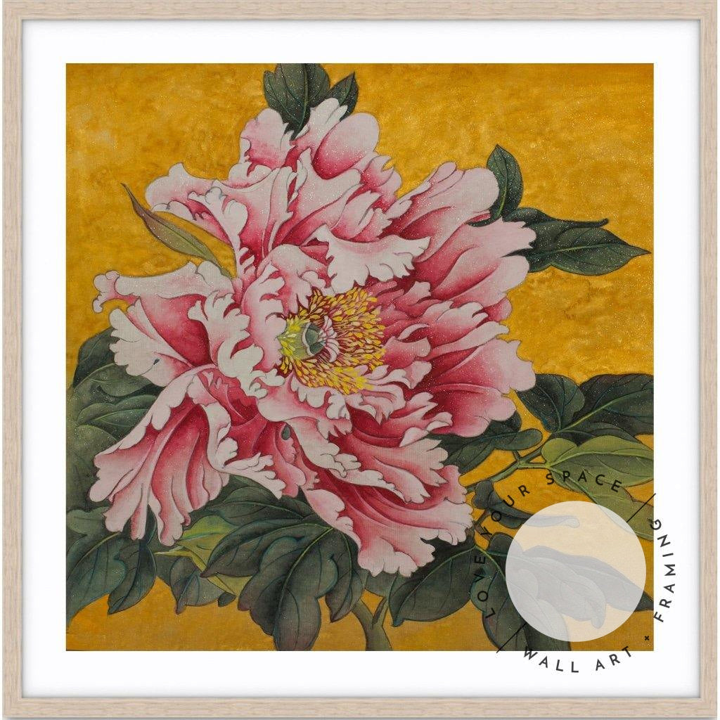 Bold Peony Illustration no.1 - SQUARE - Love Your Space