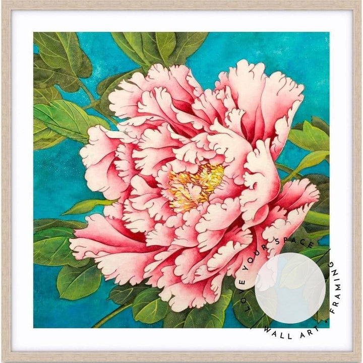 Bold Peony Illustration no.2 - SQUARE - Love Your Space