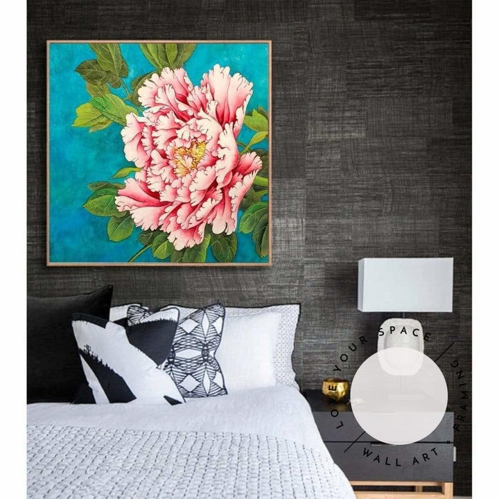 Bold Peony Illustration no.2 - SQUARE - Love Your Space