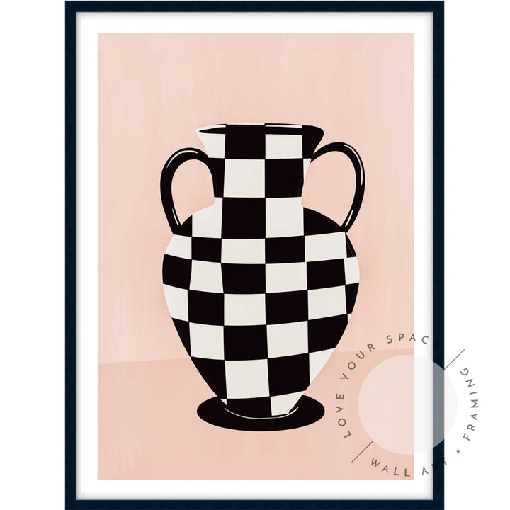 Checked Vase