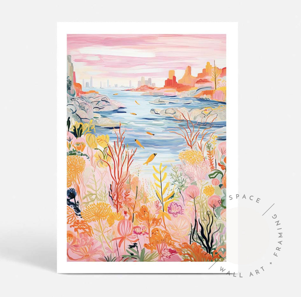 Coral Coast I A4 (21cm x 29.7cm) / No Frame Posters Prints & Visual Artwork