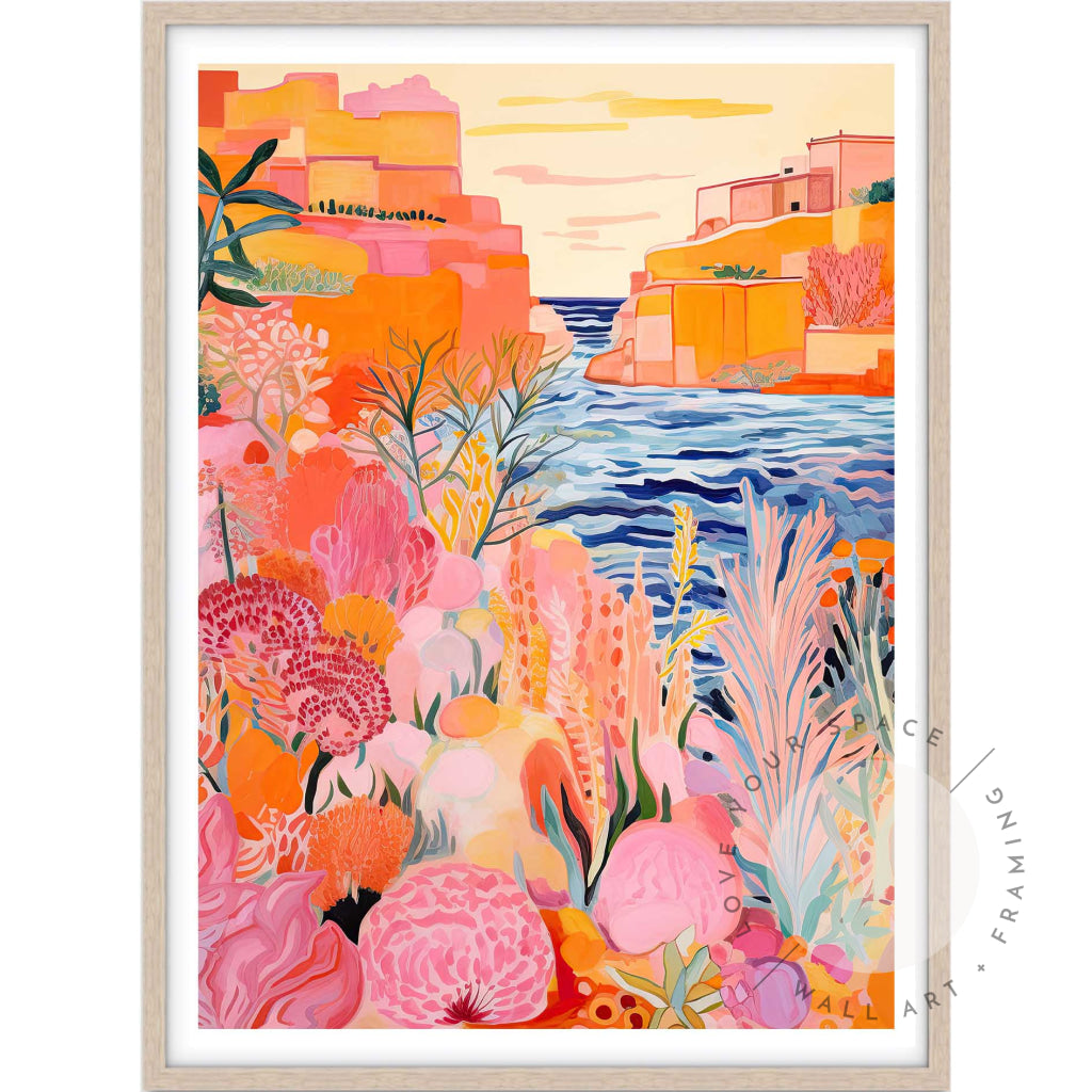 Coral Coast II A4 (21cm x 29.7cm) / Oak Posters Prints & Visual Artwork