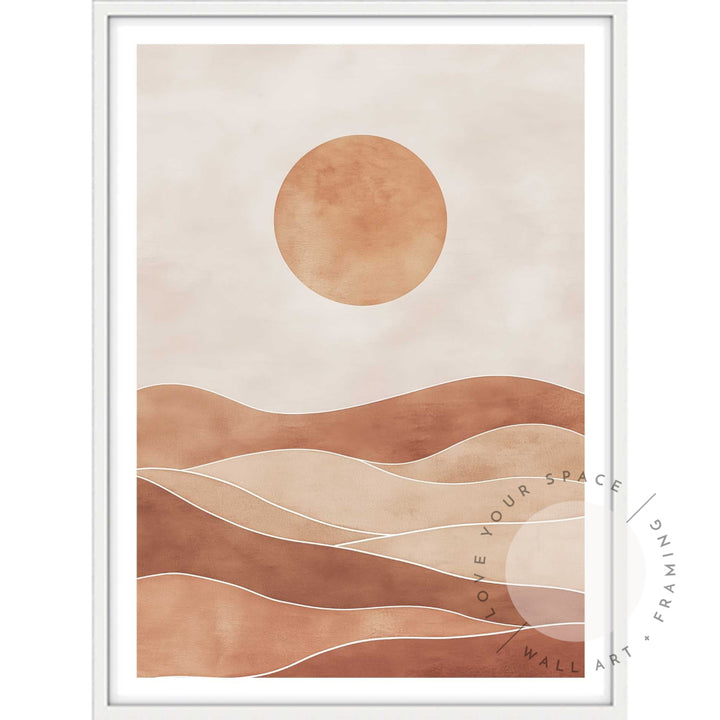 Desert Glow I A4 (21cm x 29.7cm) / White Posters Prints & Visual Artwork
