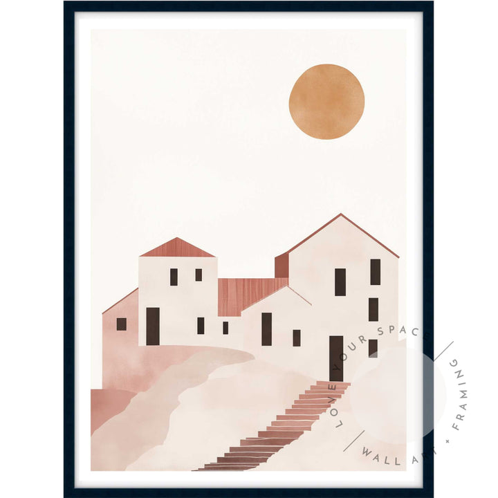 Desert Glow II A4 (21cm x 29.7cm) / Black Posters Prints & Visual Artwork