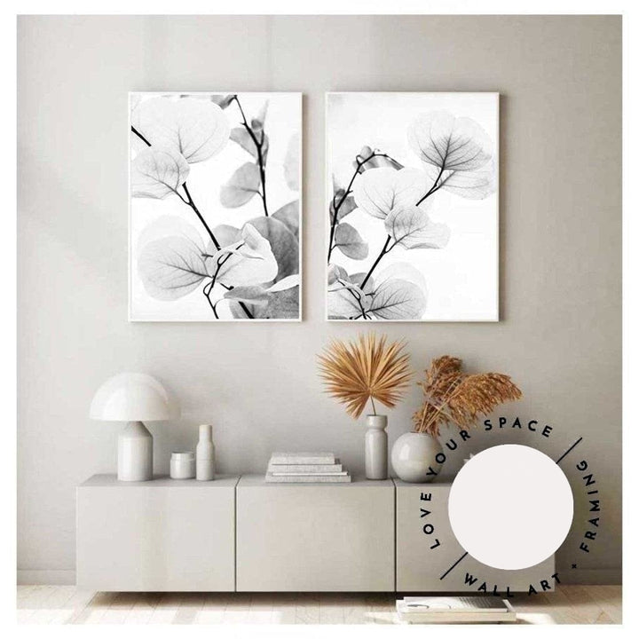 Dried Eucalyptus II - B&W - Love Your Space