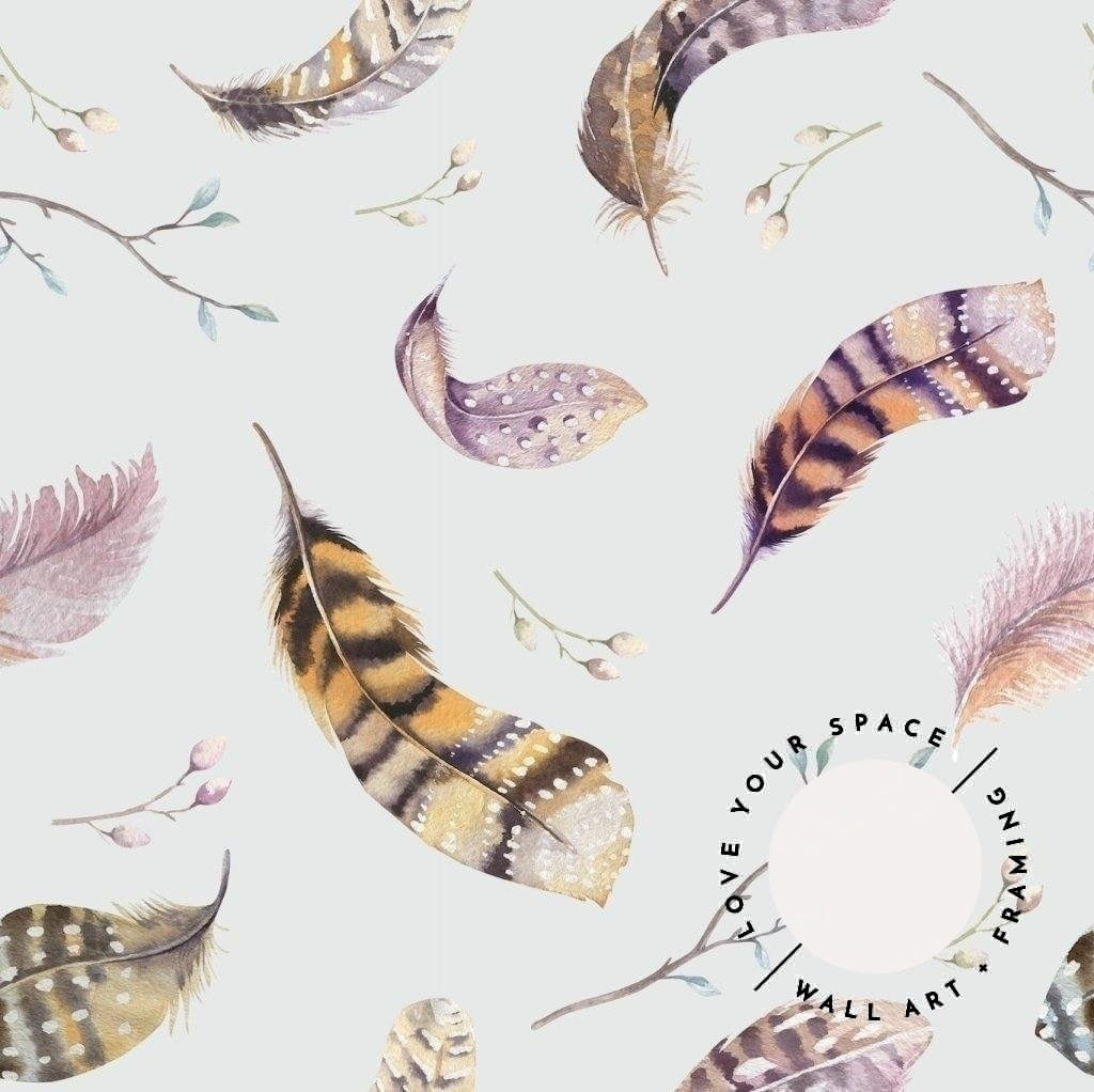 Feather Designer Wallpaper - Love Your Space