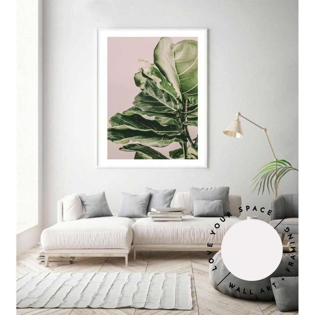 Fiddle Leaf On Pink no.1 - Love Your Space