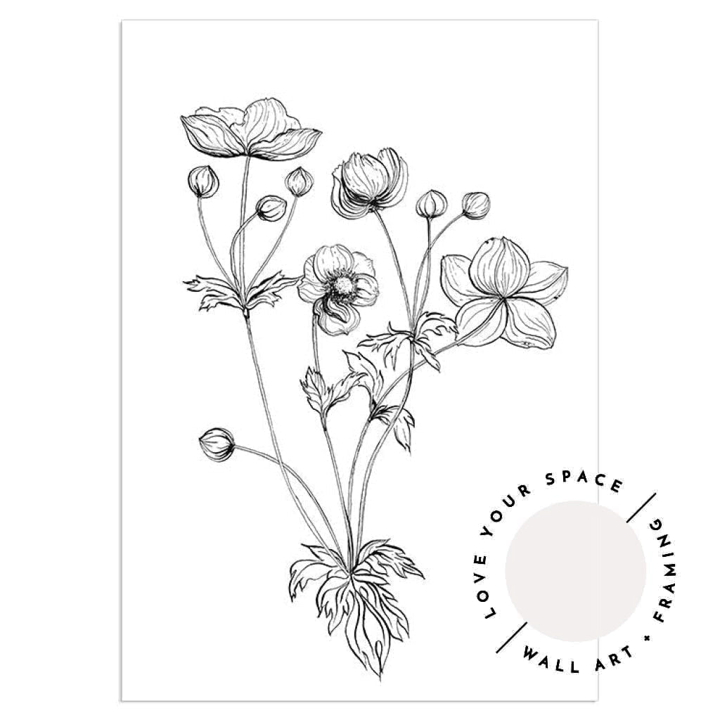 Floral Sketch Bundle - Love Your Space