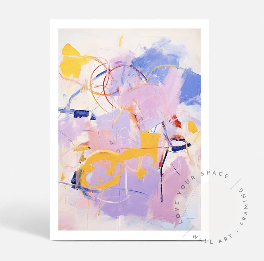 Lilac Pop II A4 (21cm x 29.7cm) / No Frame Posters Prints & Visual Artwork