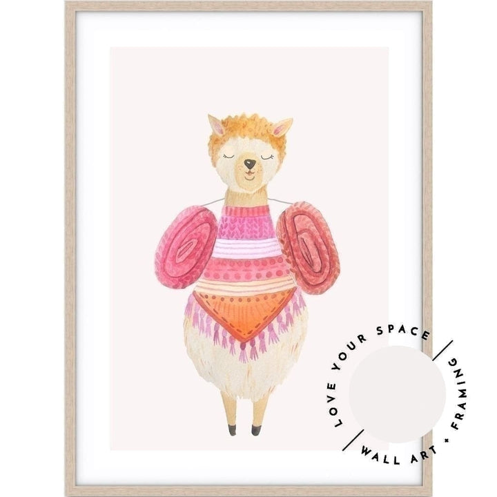 Llama II - Watercolour - Love Your Space