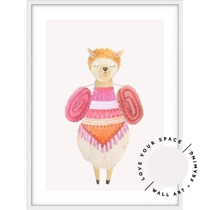 Llama II - Watercolour - Love Your Space