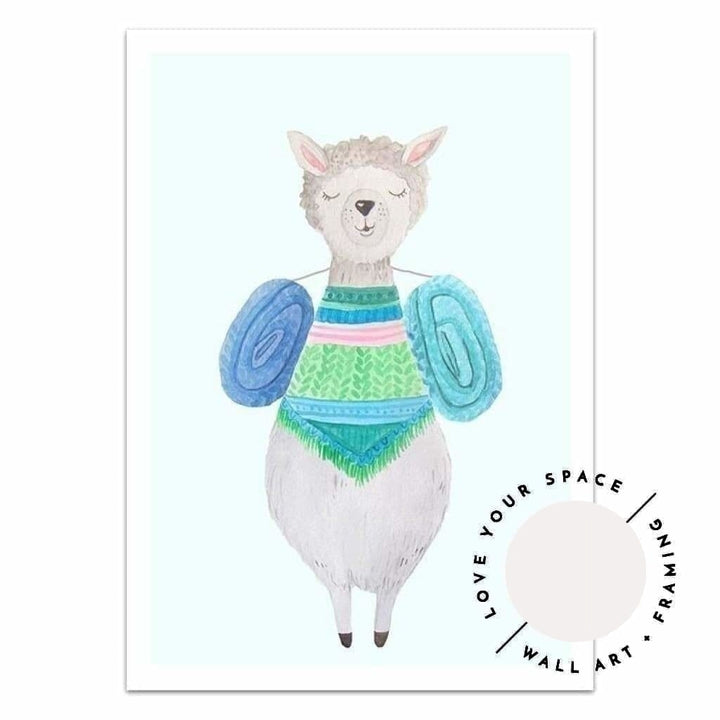 Llama III - Watercolour - Love Your Space