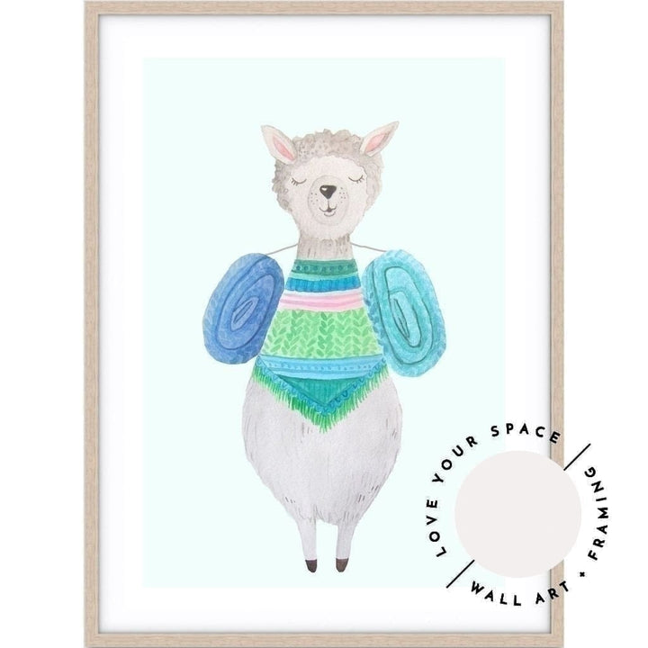 Llama III - Watercolour - Love Your Space