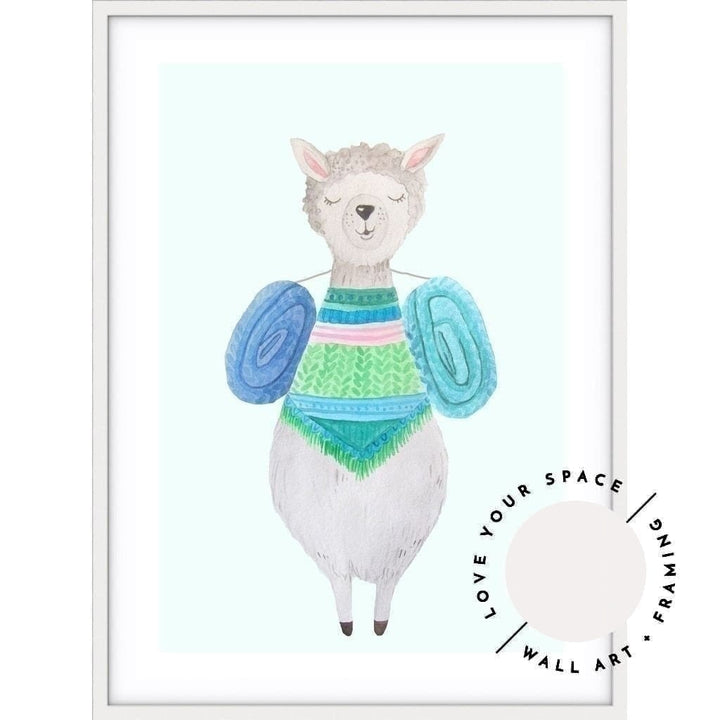 Llama III - Watercolour - Love Your Space