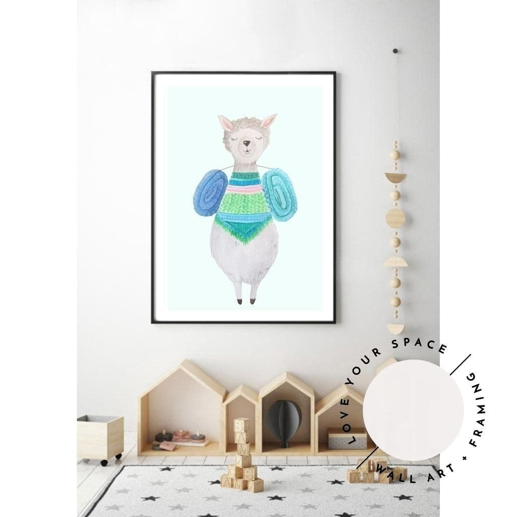 Llama III - Watercolour - Love Your Space