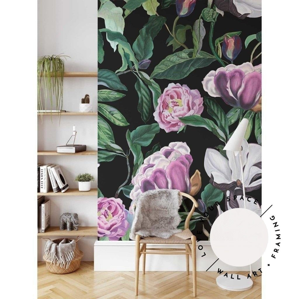 Maple & Peony Designer Wallpaper - Love Your Space