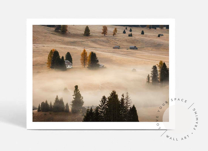 Morning Fog Alpe Di Siusi