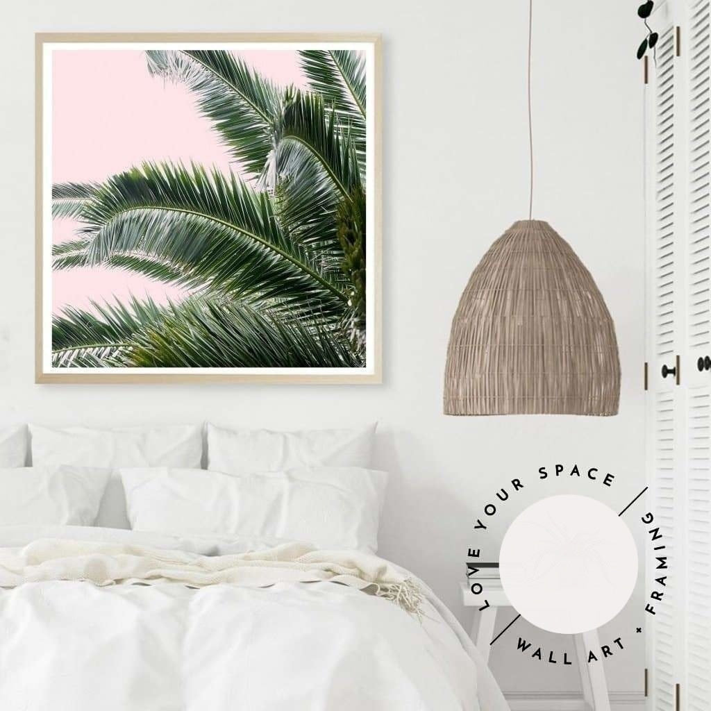 Palms On Pink - SQUARE - Love Your Space