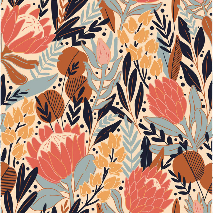 Bold Natives Designer Wallpaper