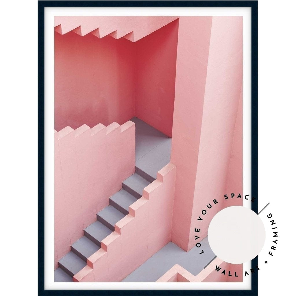 Pink Stairs no.1 - Love Your Space