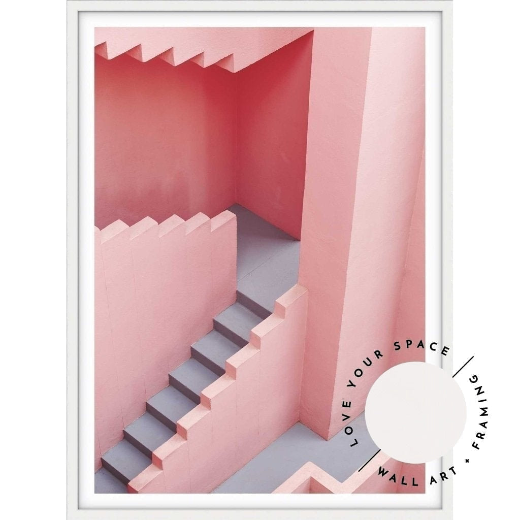 Pink Stairs no.1 - Love Your Space