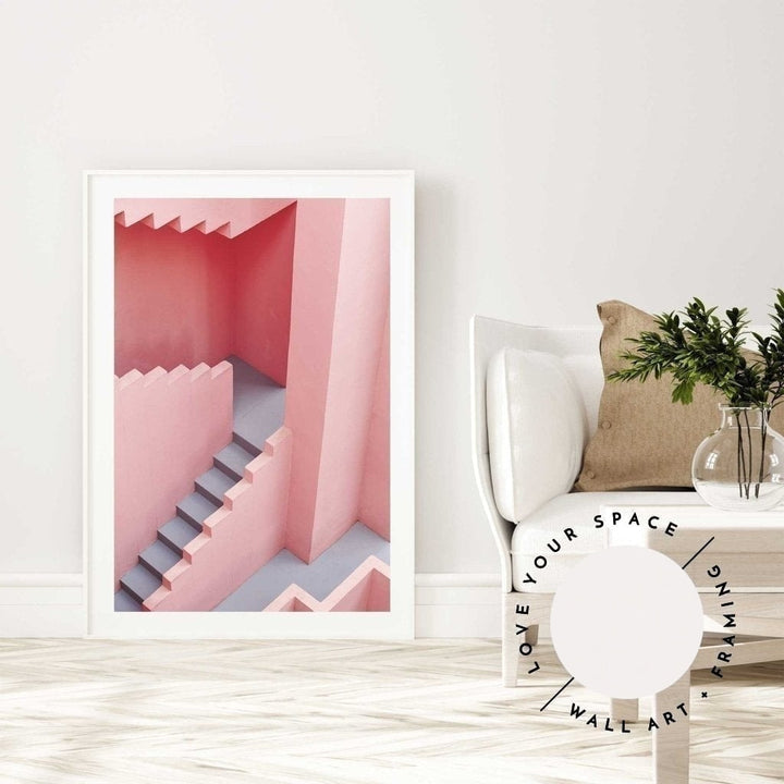 Pink Stairs no.1 - Love Your Space