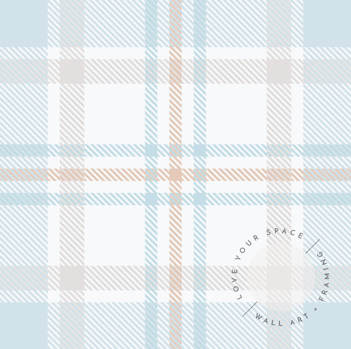 Plaid Pattern I Designer Wallpaper