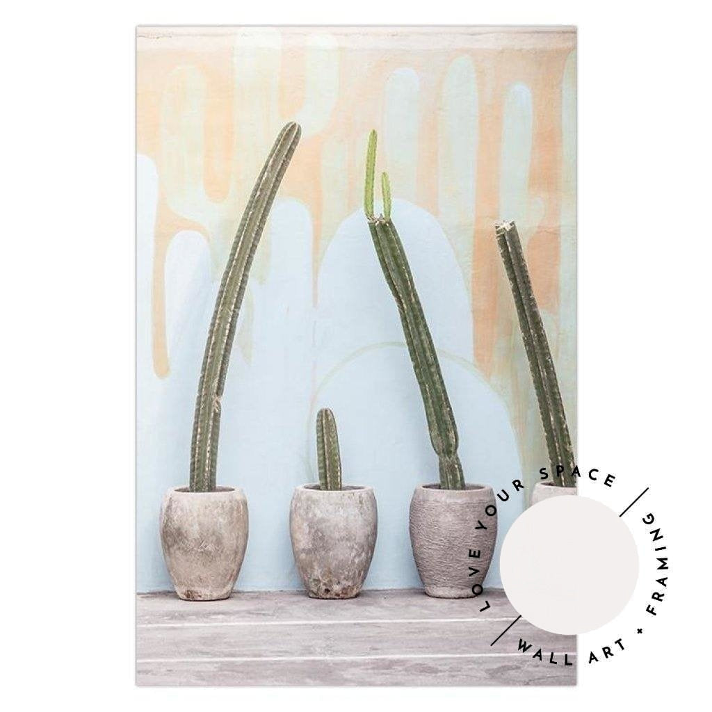 Set of 2 - Bali Catus no.2 & Textured Wall no.2 - Love Your Space