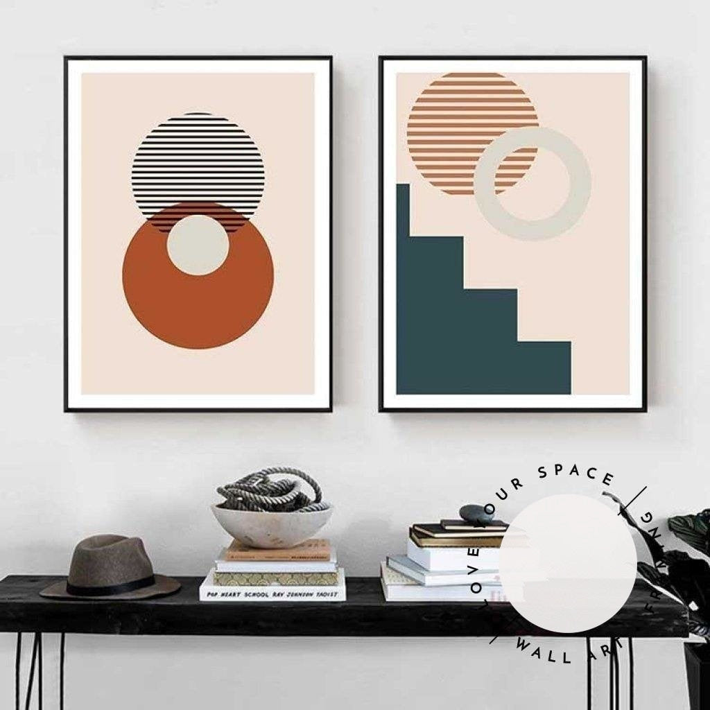 Set of 2 - Geo no.3 & Geo no.4 - Love Your Space