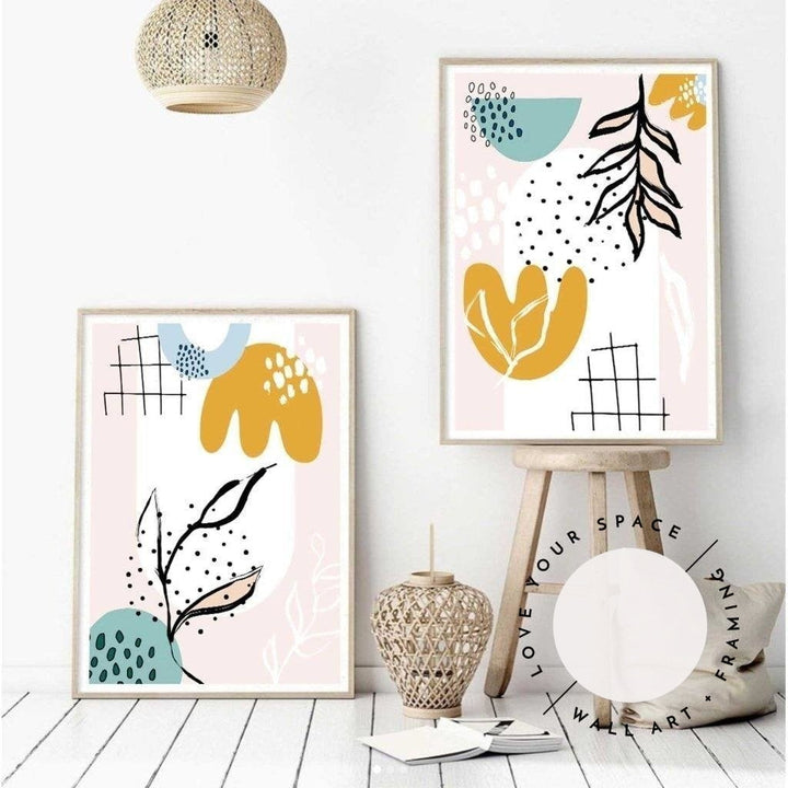 Set of 2 - Mustard I & II - Love Your Space