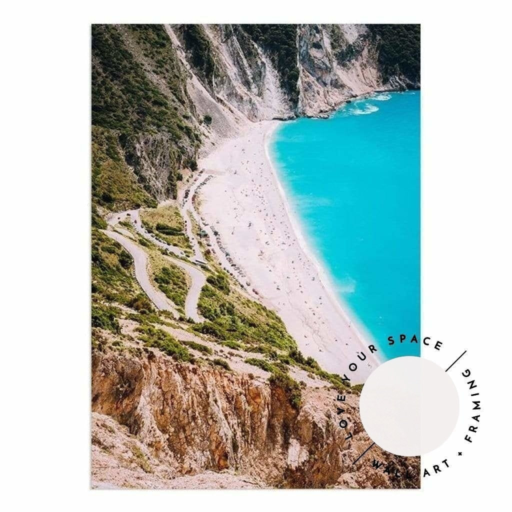 Set of 2 - Myrtos Beach & Turquoise Waters - Love Your Space