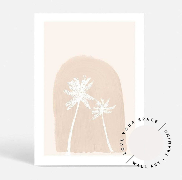 Set of 2 - Nude Palms I & II - Love Your Space