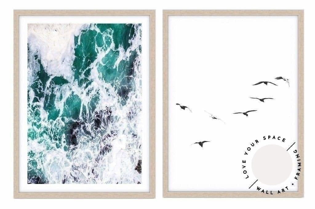 Set of 2 - Ocean II + Birds - Love Your Space