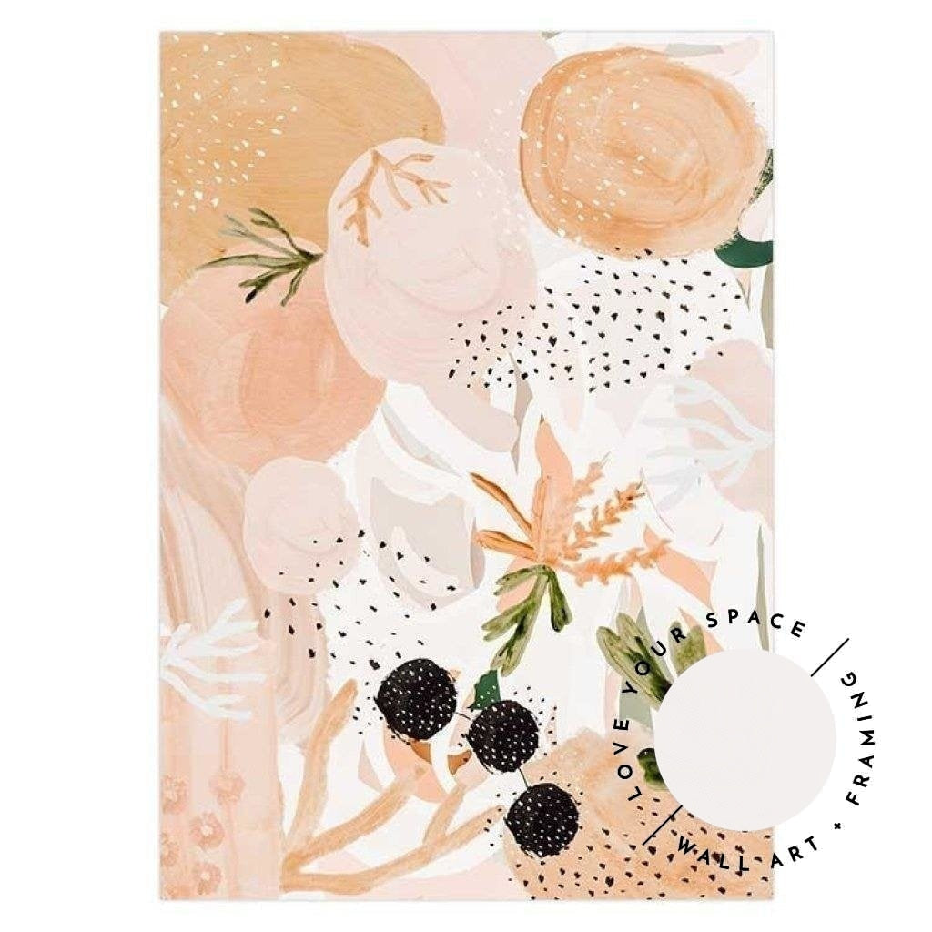 Set of 2 - Peach Gardens no.3 & no.4 - Love Your Space